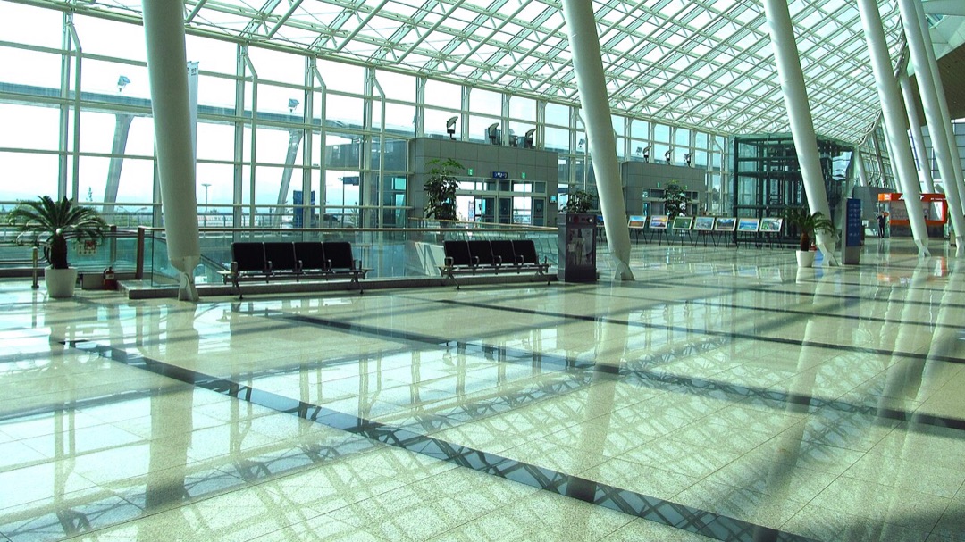 2019년 무안국제공항 출국장 모습(장소 사진)
